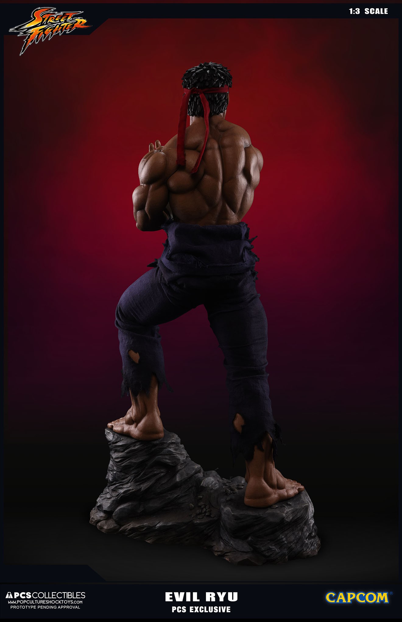 Street Fighter Zero - Satsui no Hadou ni Mezameta Ryuu - Mixed Media - 1/3 - PCS Exclusive, Evil Ryu (Premium Collectibles Studio) photo 21