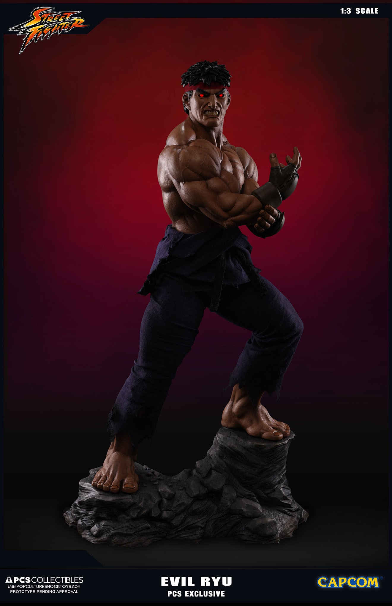 Street Fighter Zero - Satsui no Hadou ni Mezameta Ryuu - Mixed Media - 1/3 - PCS Exclusive, Evil Ryu (Premium Collectibles Studio) photo 23