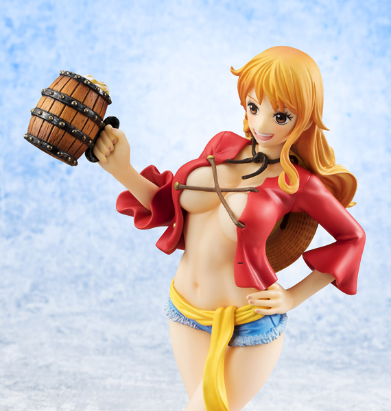 One Piece - Nami - Excellent Model - Portrait Of Pirates Limited Edition - 1/8 - MUGIWARA Ver.2【KANPAI!!】, Repaint ver. (MegaHouse) photo 3