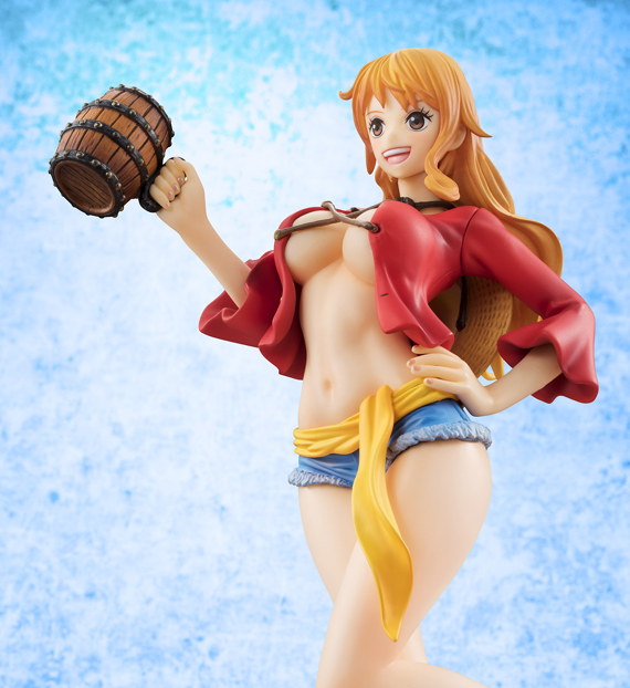 One Piece - Nami - Excellent Model - Portrait Of Pirates Limited Edition - 1/8 - MUGIWARA Ver.2【KANPAI!!】, Repaint ver. (MegaHouse) photo 4