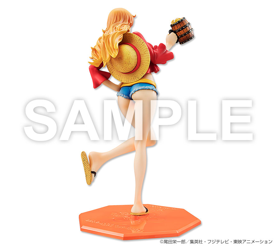 One Piece - Nami - Excellent Model - Portrait Of Pirates Limited Edition - 1/8 - MUGIWARA Ver.2【KANPAI!!】, Repaint ver. (MegaHouse) photo 6