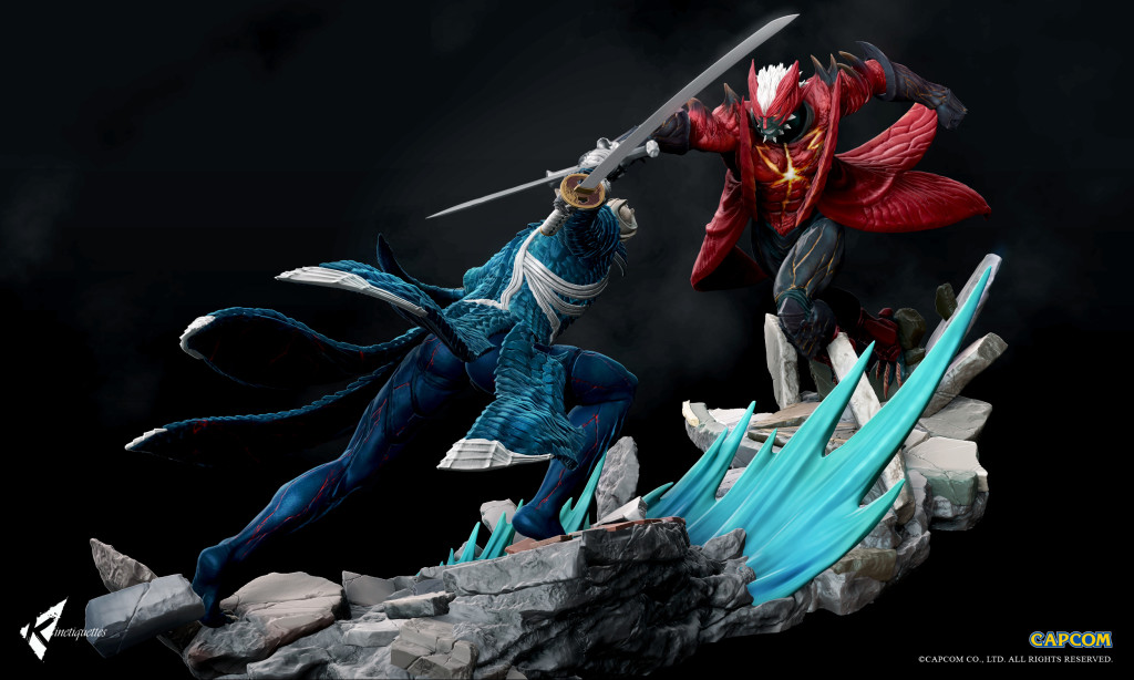 Devil May Cry 4 - Vergil - Diorama - Sons of Sparda - 1/6 - Devil Trigger (Kinetiquettes) photo 4