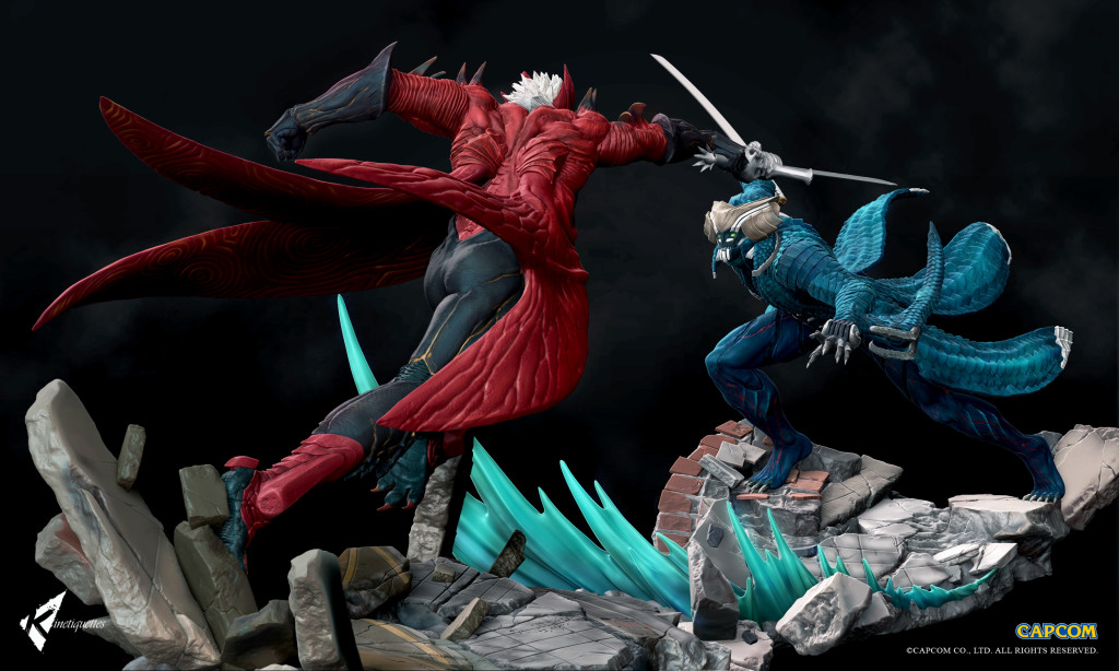 Devil May Cry 4 - Vergil - Diorama - Sons of Sparda - 1/6 - Devil Trigger (Kinetiquettes) photo 5