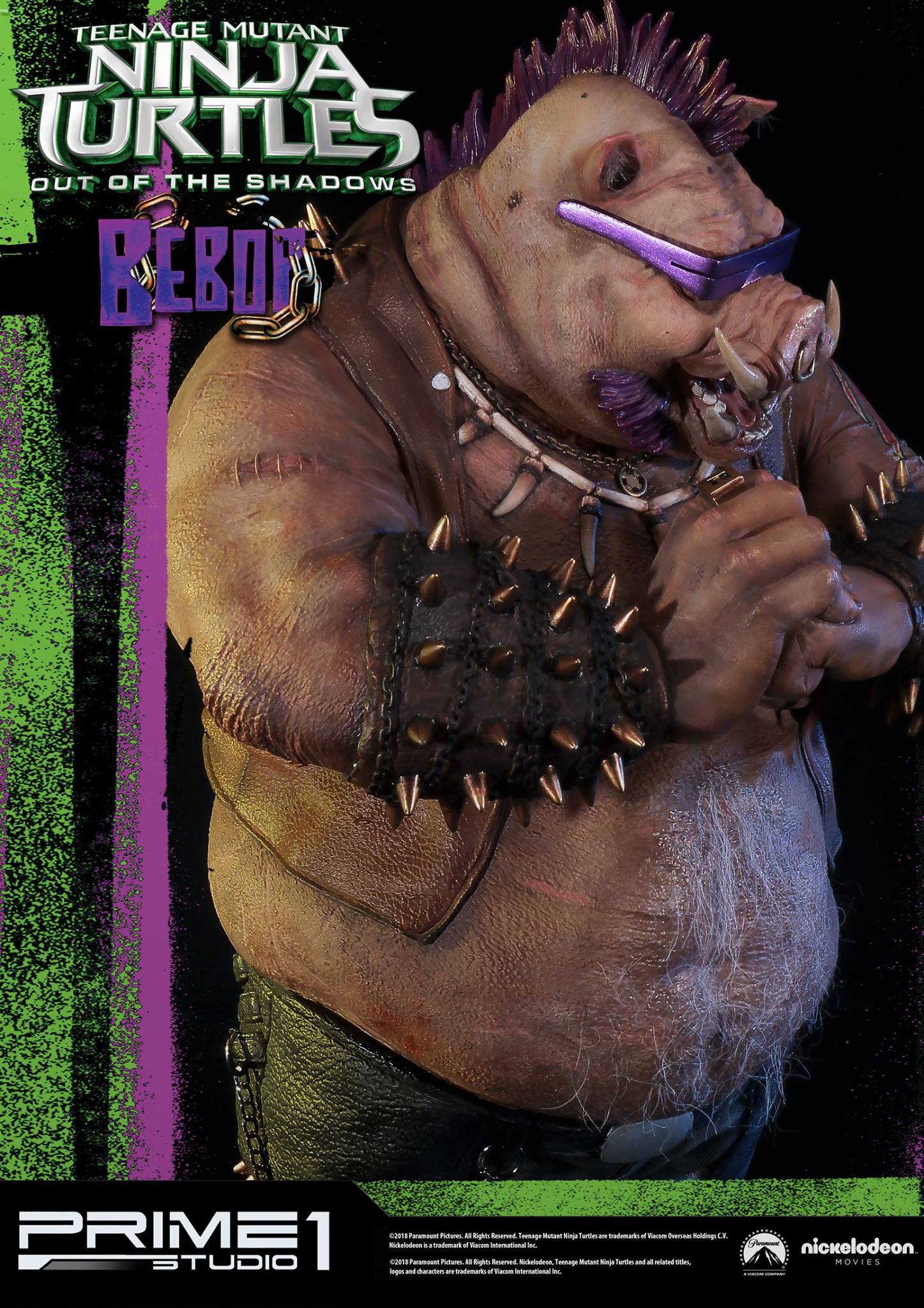 Teenage Mutant Ninja Turtles: Out of the Shadows - Bebop - Premium Masterline  (PMTMNT-01) - 1/4 (Prime 1 Studio) photo 7