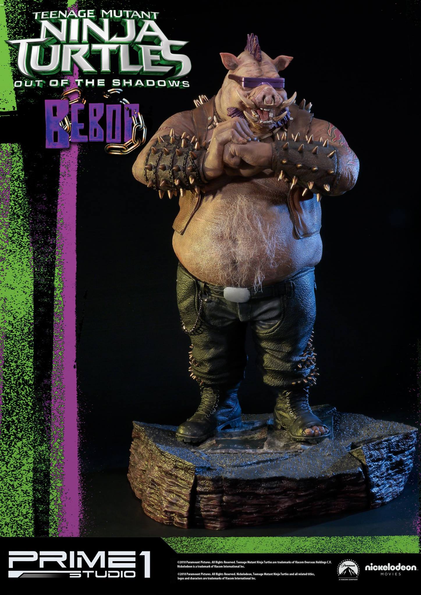 Teenage Mutant Ninja Turtles: Out of the Shadows - Bebop - Premium Masterline  (PMTMNT-01) - 1/4 (Prime 1 Studio) photo 8