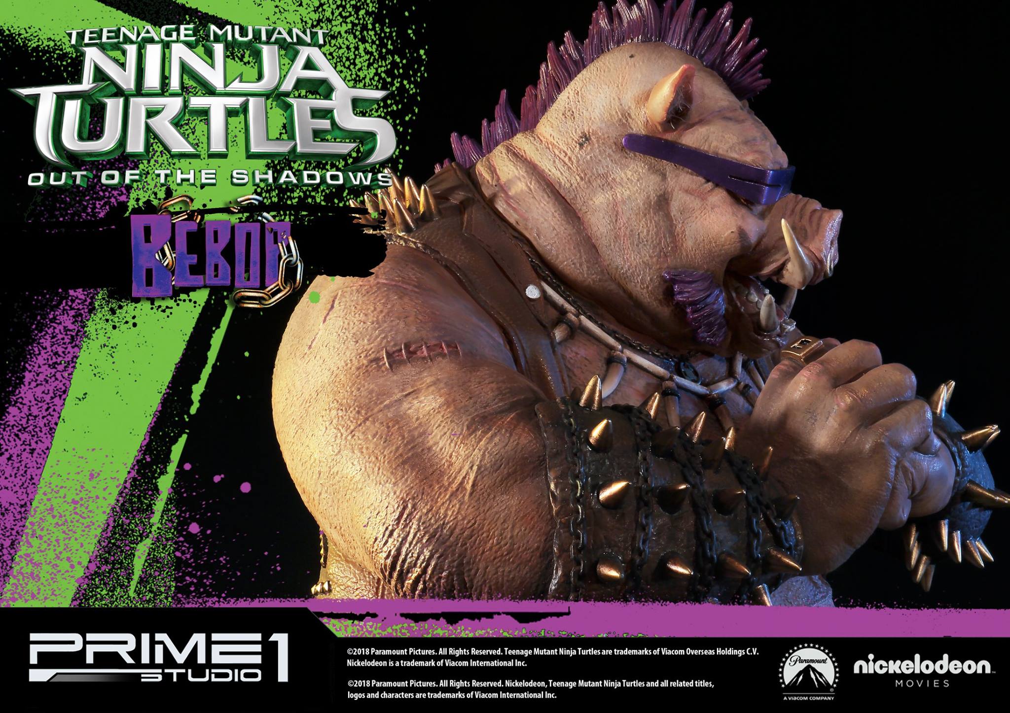 Teenage Mutant Ninja Turtles: Out of the Shadows - Bebop - Premium Masterline  (PMTMNT-01) - 1/4 (Prime 1 Studio) photo 15