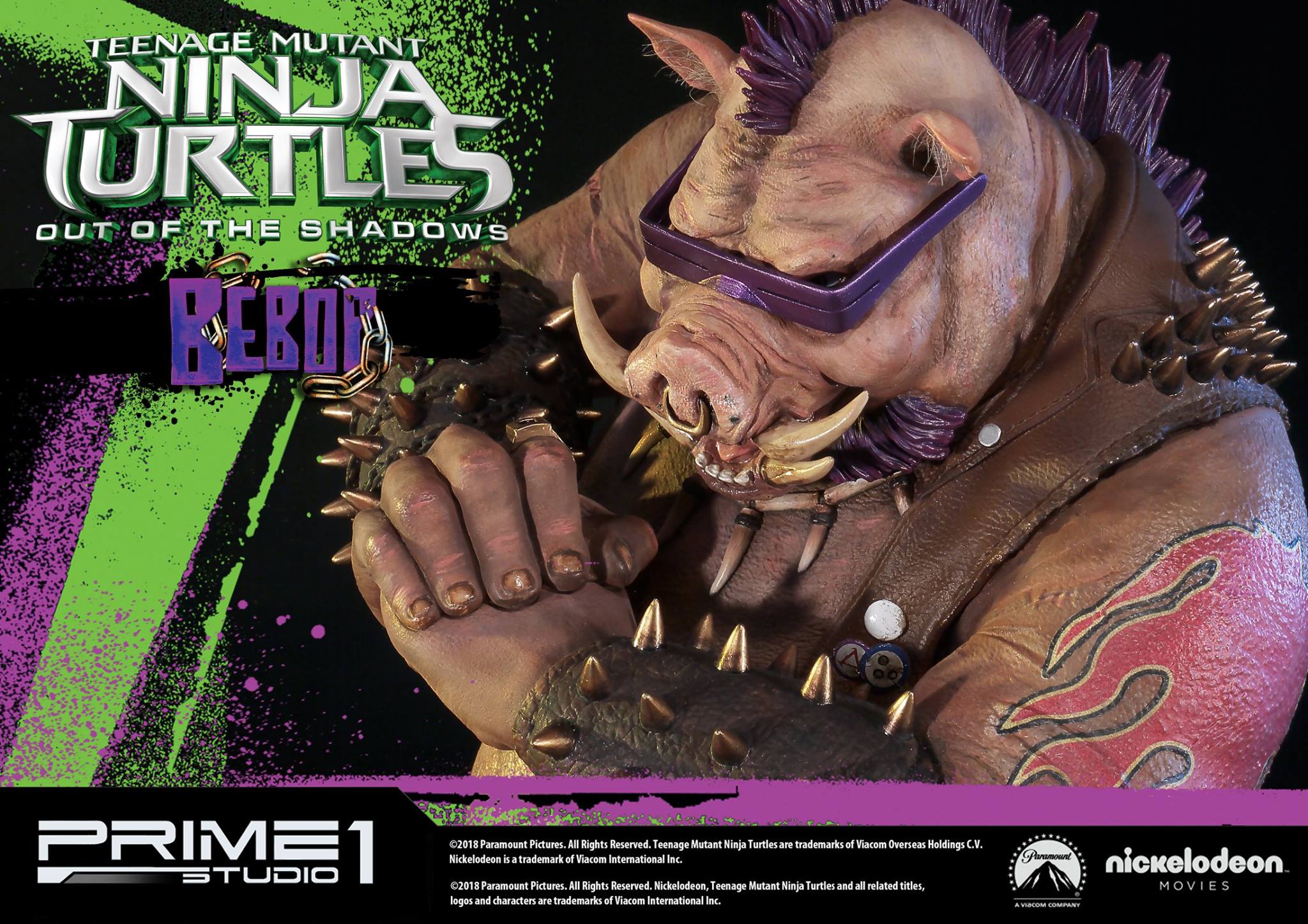 Teenage Mutant Ninja Turtles: Out of the Shadows - Bebop - Premium Masterline  (PMTMNT-01) - 1/4 (Prime 1 Studio) photo 18