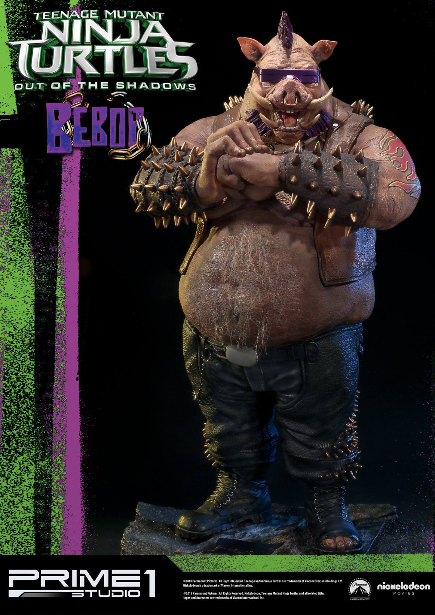 Teenage Mutant Ninja Turtles: Out of the Shadows - Bebop - Premium Masterline  (PMTMNT-01) - 1/4 (Prime 1 Studio) photo 19