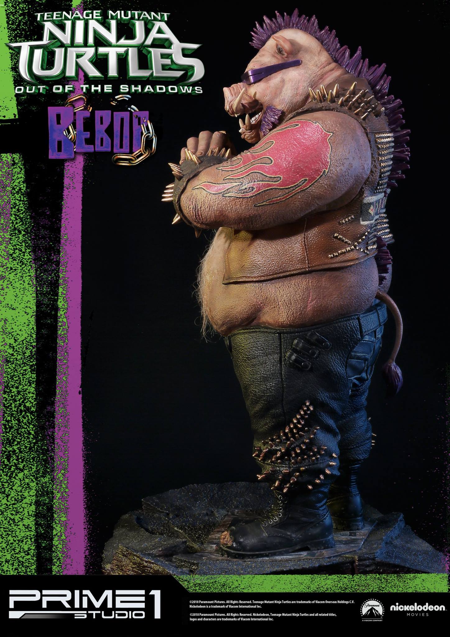 Teenage Mutant Ninja Turtles: Out of the Shadows - Bebop - Premium Masterline  (PMTMNT-01) - 1/4 (Prime 1 Studio) photo 22