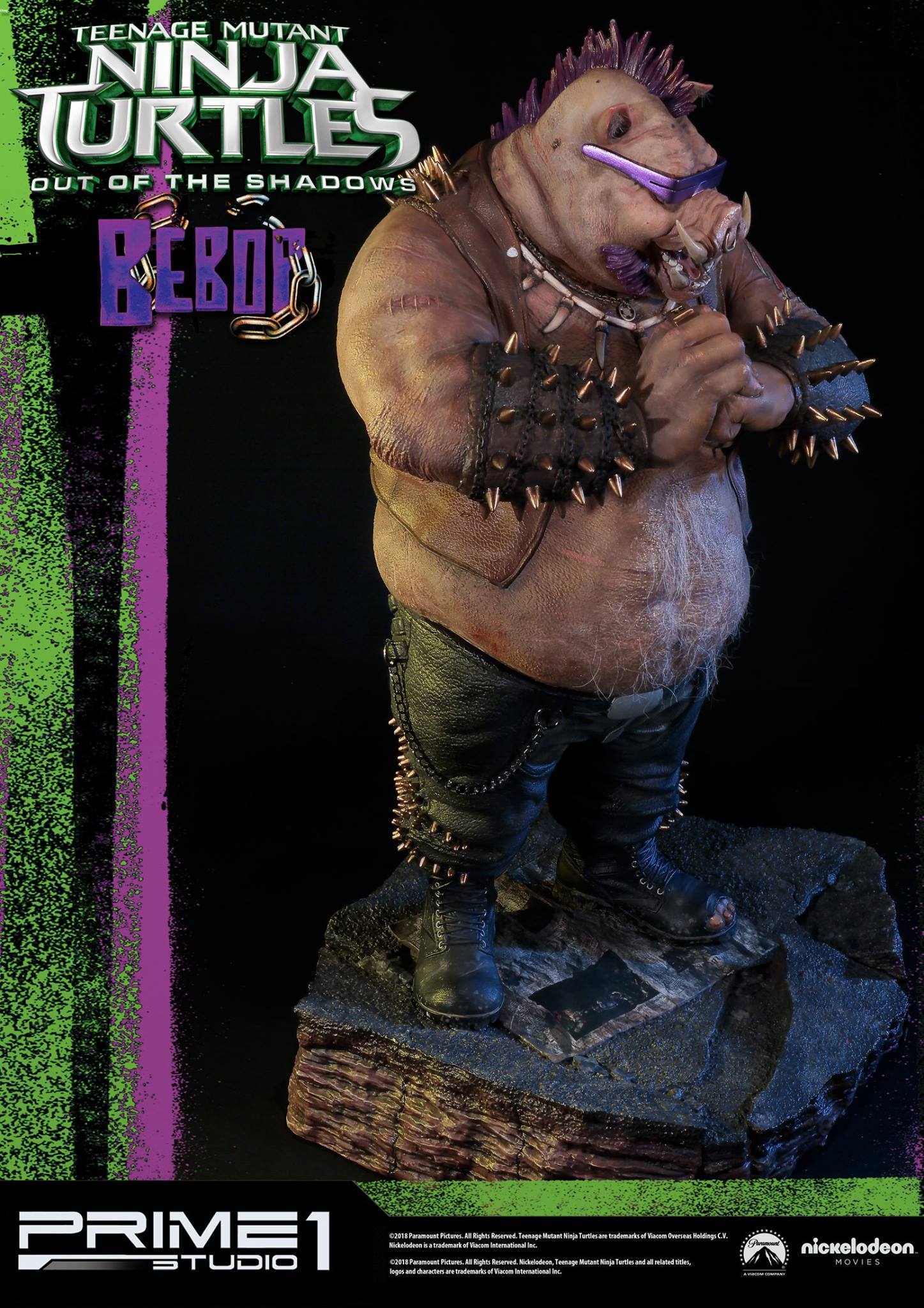 Teenage Mutant Ninja Turtles: Out of the Shadows - Bebop - Premium Masterline  (PMTMNT-01) - 1/4 (Prime 1 Studio) photo 23