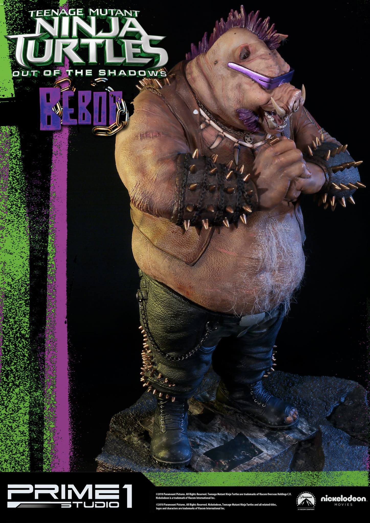 Teenage Mutant Ninja Turtles: Out of the Shadows - Bebop - Premium Masterline  (PMTMNT-01) - 1/4 (Prime 1 Studio) photo 26