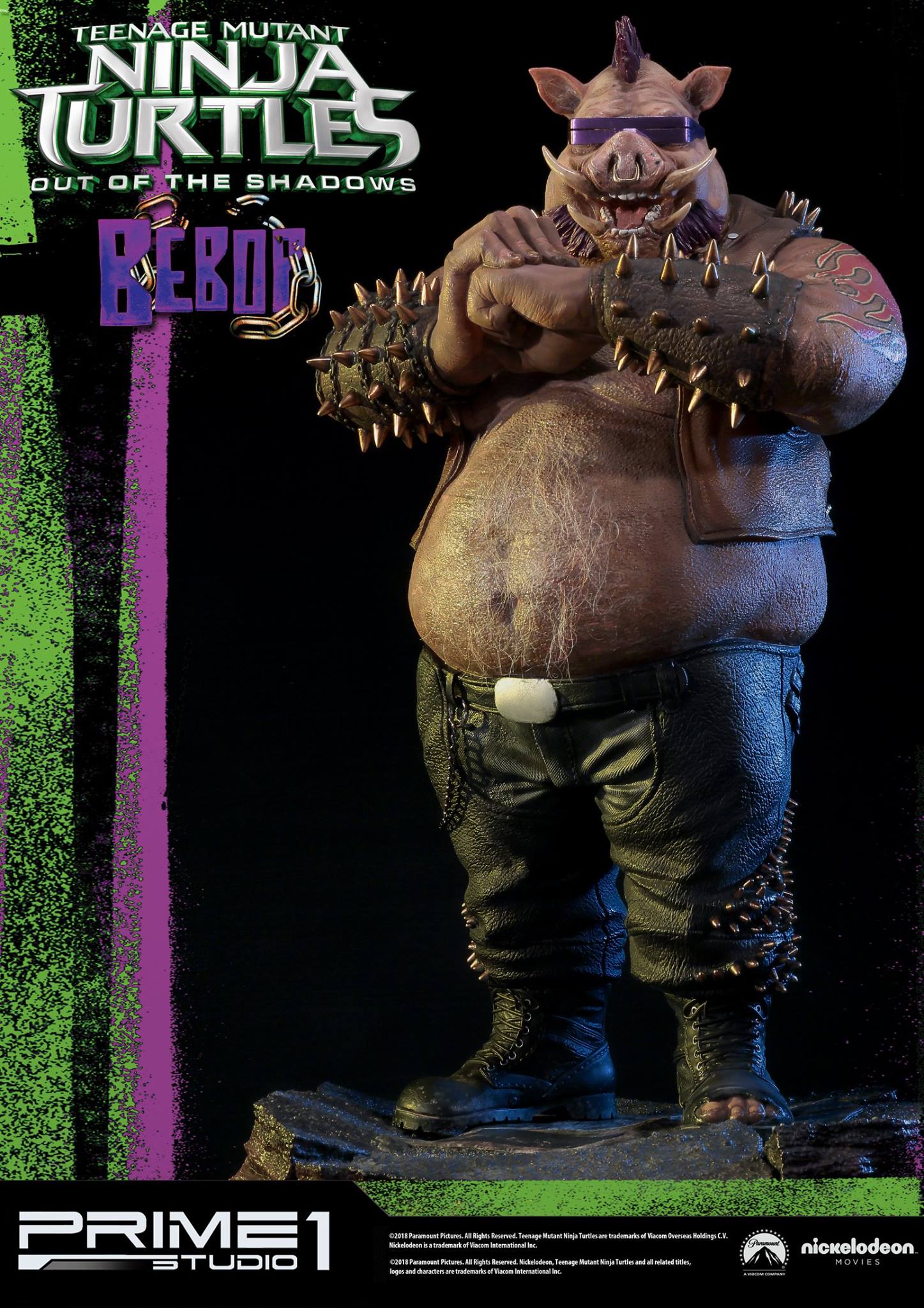 Teenage Mutant Ninja Turtles: Out of the Shadows - Bebop - Premium Masterline  (PMTMNT-01) - 1/4 (Prime 1 Studio) photo 27