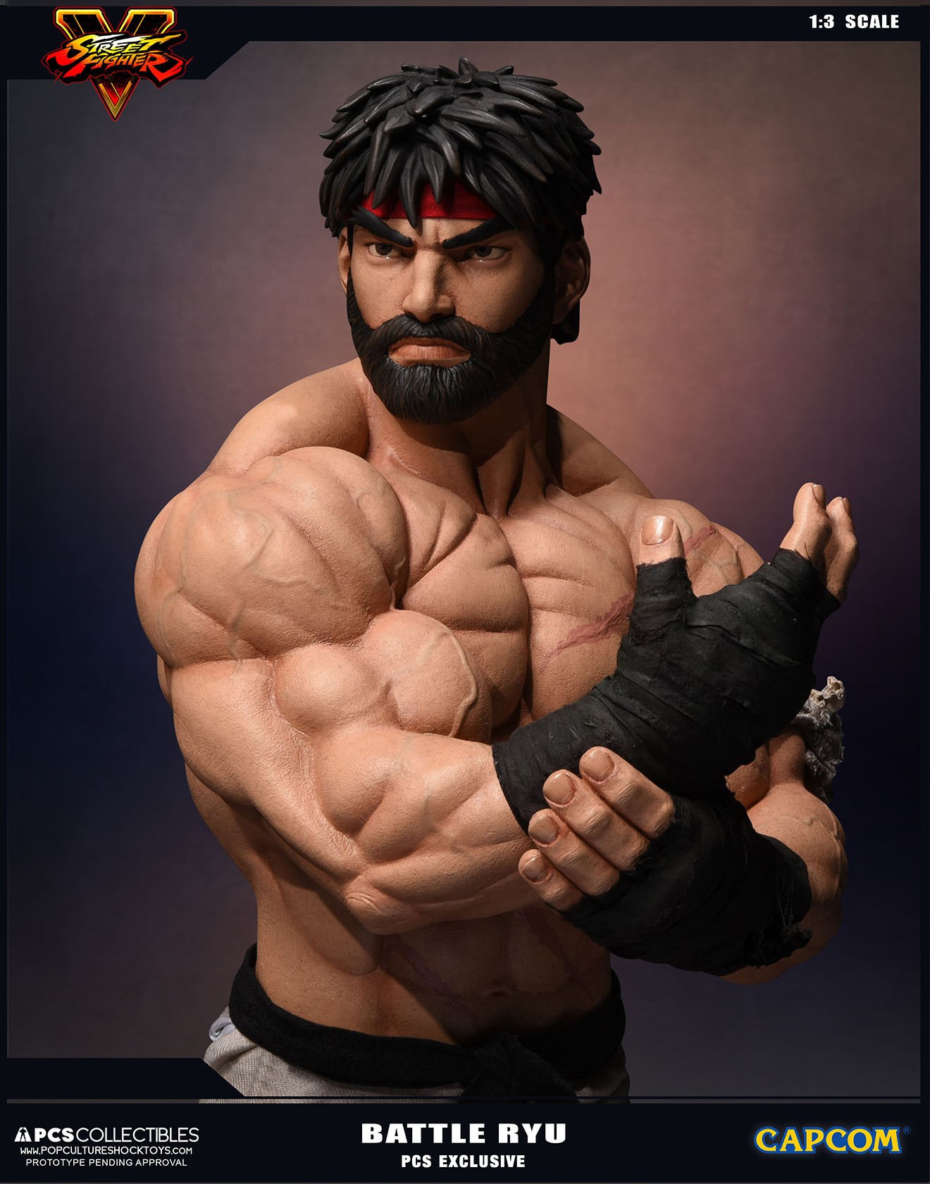 Street Fighter V - Ryu - Mixed Media - 1/3 - PCS Exclusive, Battle Ryu (Premium Collectibles Studio) photo 2