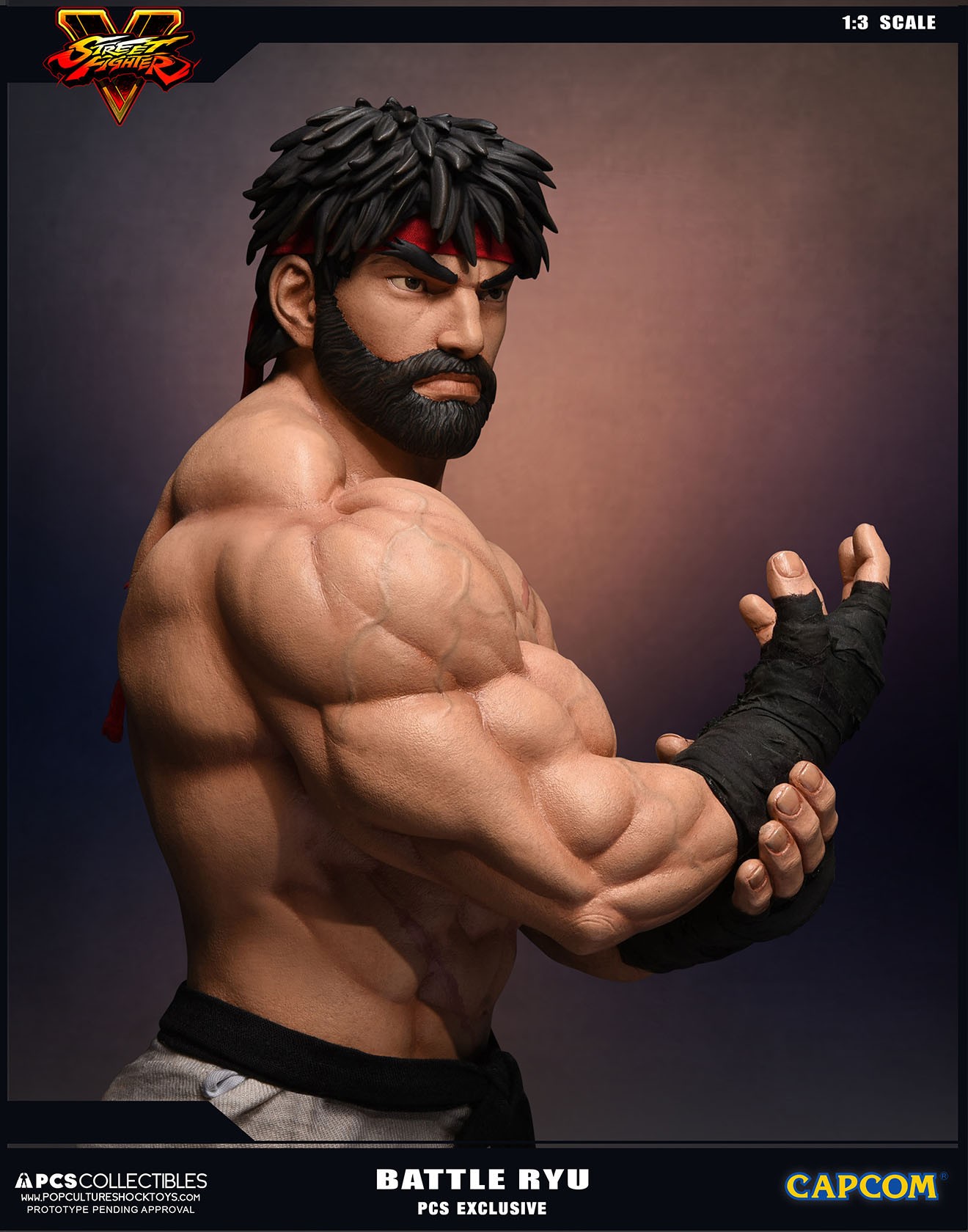 Street Fighter V - Ryu - Mixed Media - 1/3 - PCS Exclusive, Battle Ryu (Premium Collectibles Studio) photo 3