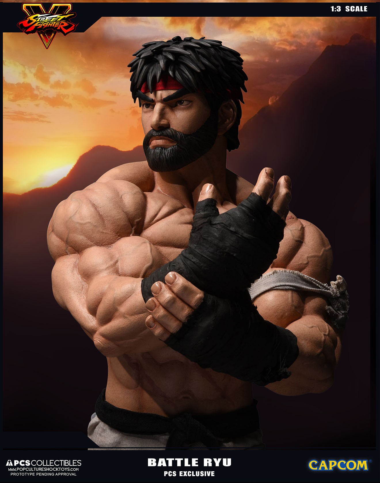 Street Fighter V - Ryu - Mixed Media - 1/3 - PCS Exclusive, Battle Ryu (Premium Collectibles Studio) photo 5