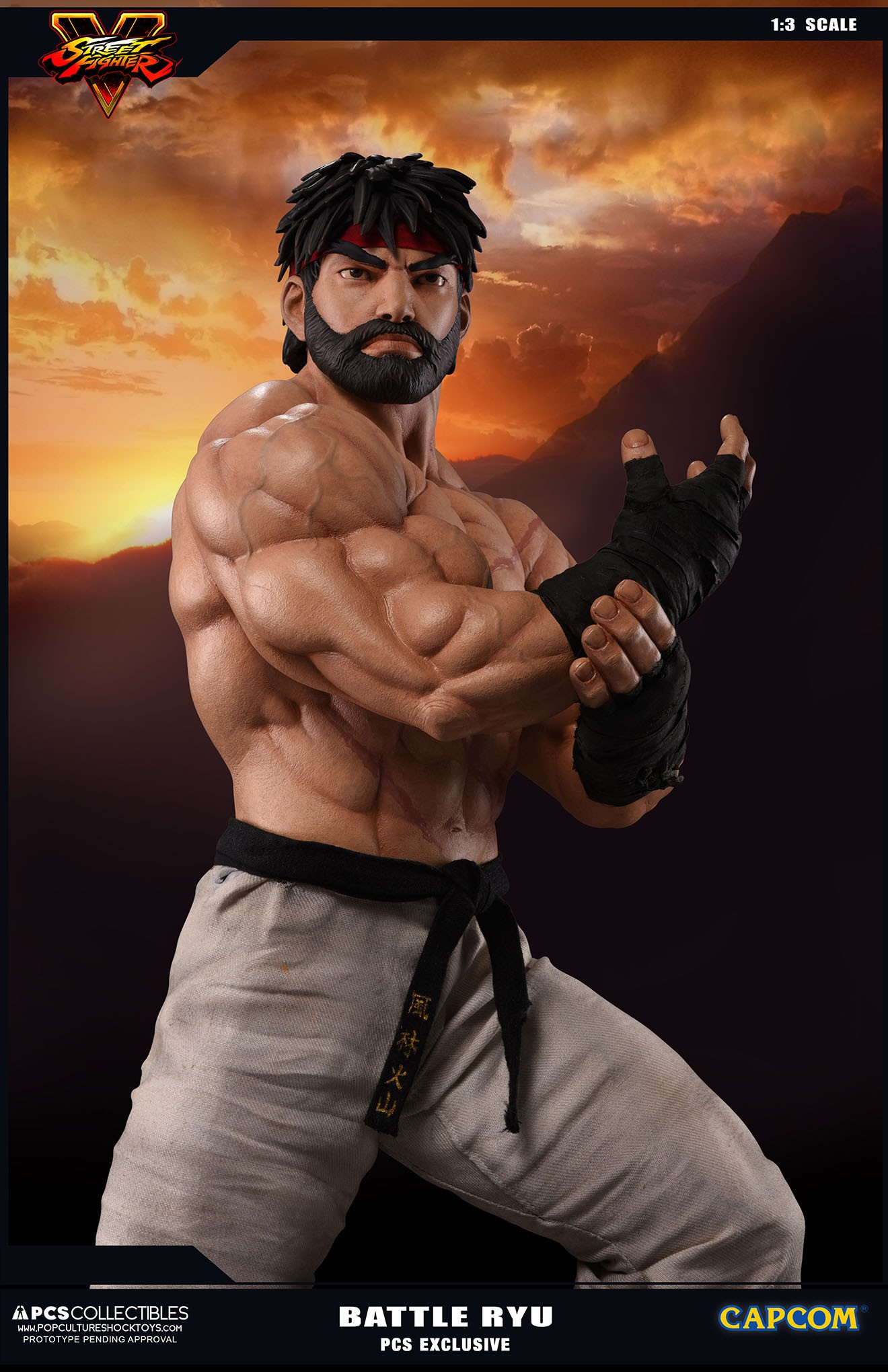 Street Fighter V - Ryu - Mixed Media - 1/3 - PCS Exclusive, Battle Ryu (Premium Collectibles Studio) photo 6