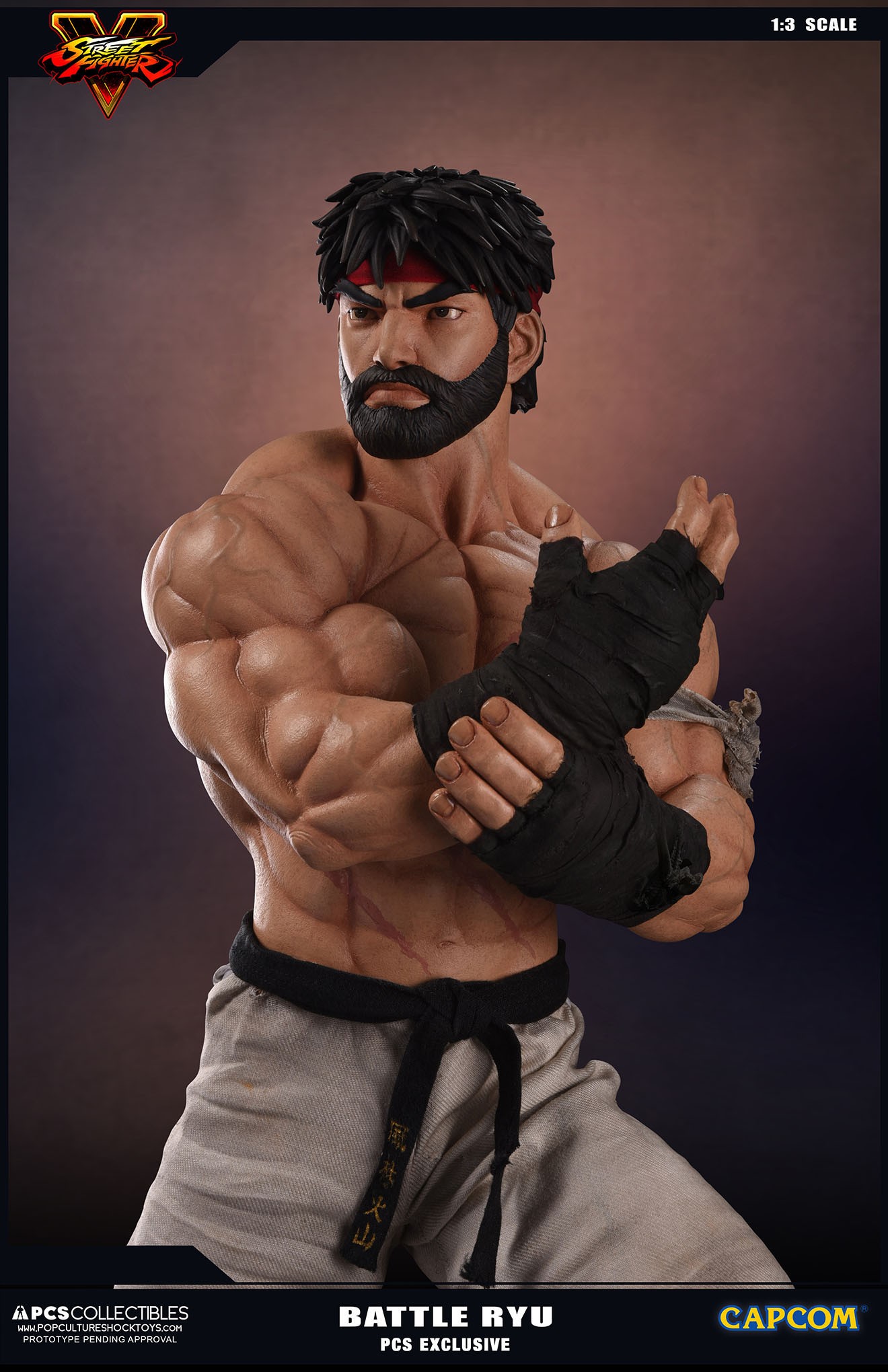Street Fighter V - Ryu - Mixed Media - 1/3 - PCS Exclusive, Battle Ryu (Premium Collectibles Studio) photo 7