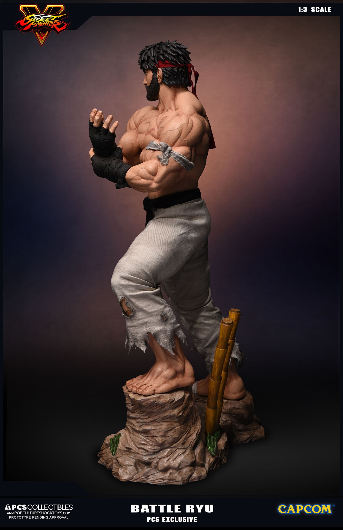 Street Fighter V - Ryu - Mixed Media - 1/3 - PCS Exclusive, Battle Ryu (Premium Collectibles Studio) photo 8