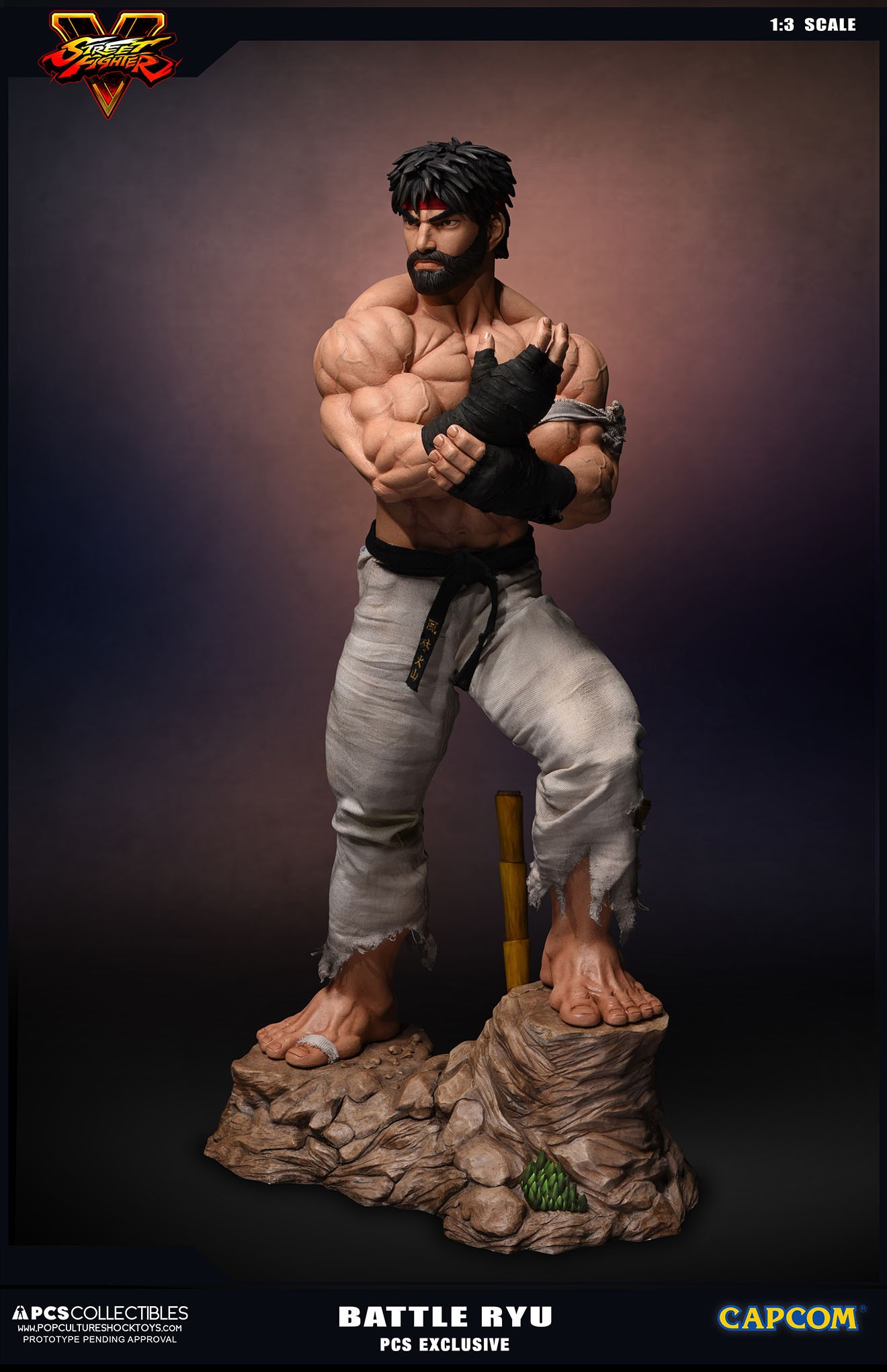 Street Fighter V - Ryu - Mixed Media - 1/3 - PCS Exclusive, Battle Ryu (Premium Collectibles Studio) photo 9