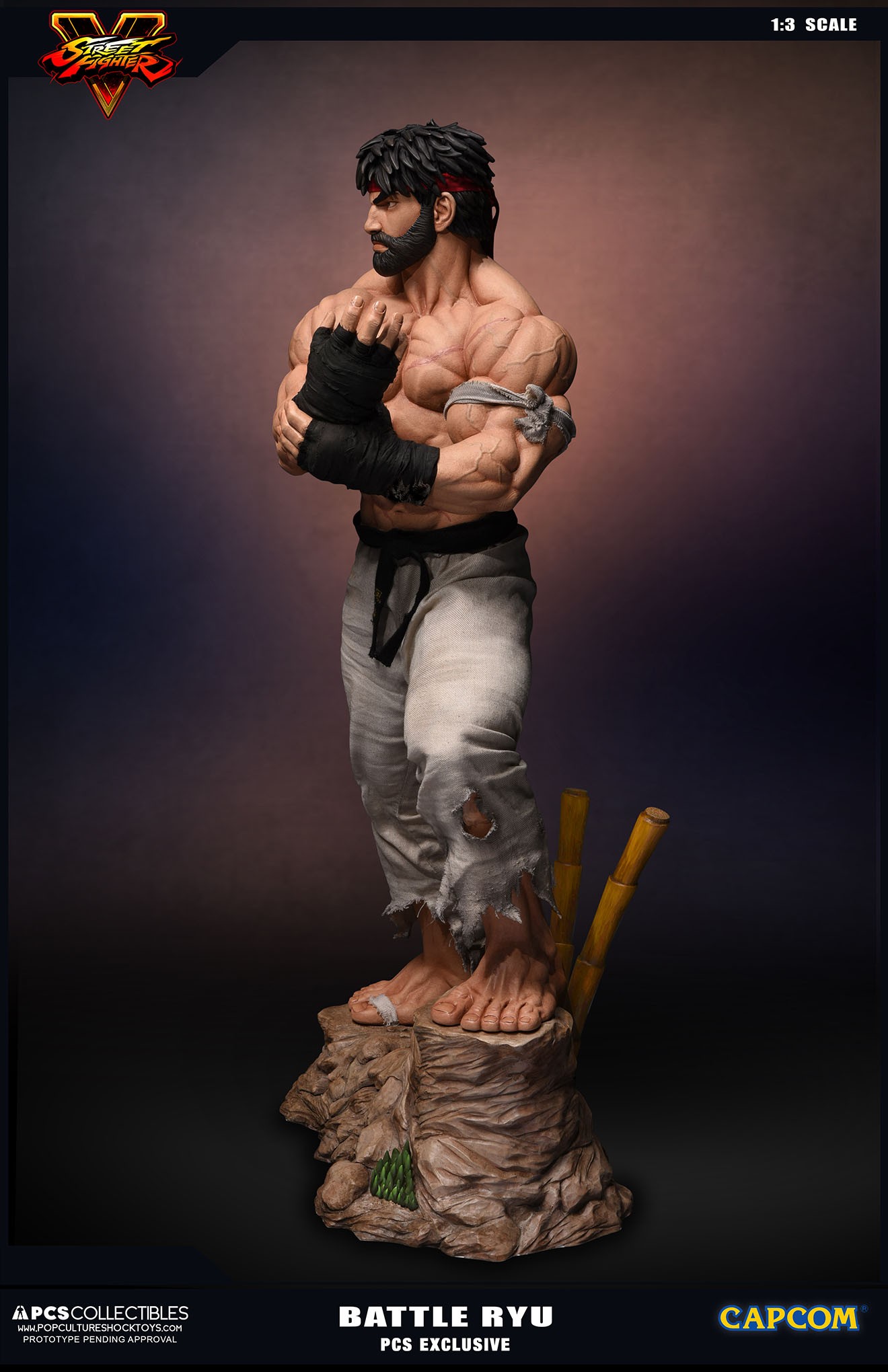 Street Fighter V - Ryu - Mixed Media - 1/3 - PCS Exclusive, Battle Ryu (Premium Collectibles Studio) photo 10