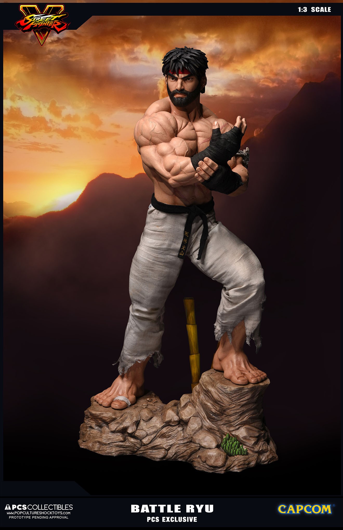 Street Fighter V - Ryu - Mixed Media - 1/3 - PCS Exclusive, Battle Ryu (Premium Collectibles Studio) photo 11