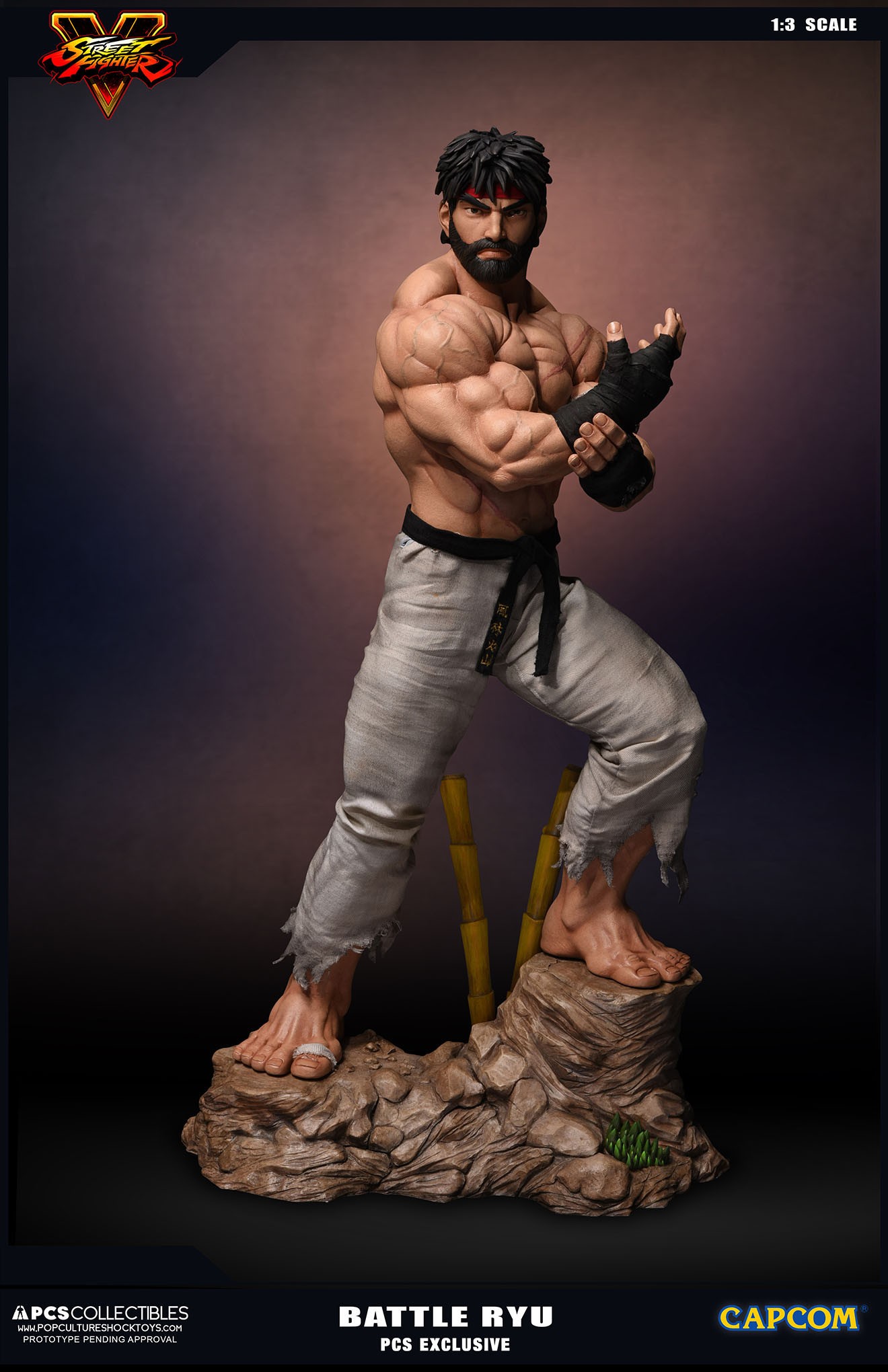 Street Fighter V - Ryu - Mixed Media - 1/3 - PCS Exclusive, Battle Ryu (Premium Collectibles Studio) photo 16