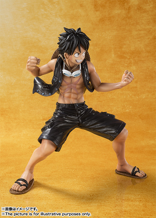 One Piece Film Gold - Monkey D. Luffy - Figuarts ZERO - -One Piece Film Gold Ver.- (Bandai)