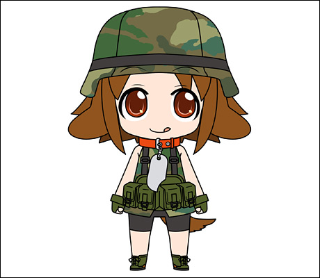 Magical Marine Pixel Maritan - Army-san - Nendoroid (#139) (Good Smile Company) photo 34