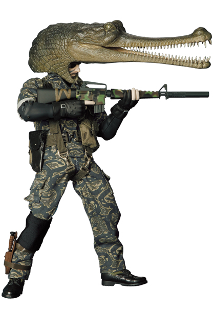 Metal Gear Solid 3: Snake Eater - Naked Snake - Real Action Heroes (#228) - 1/6 - Snake Camouflage Ver. (Medicom Toy) photo 3