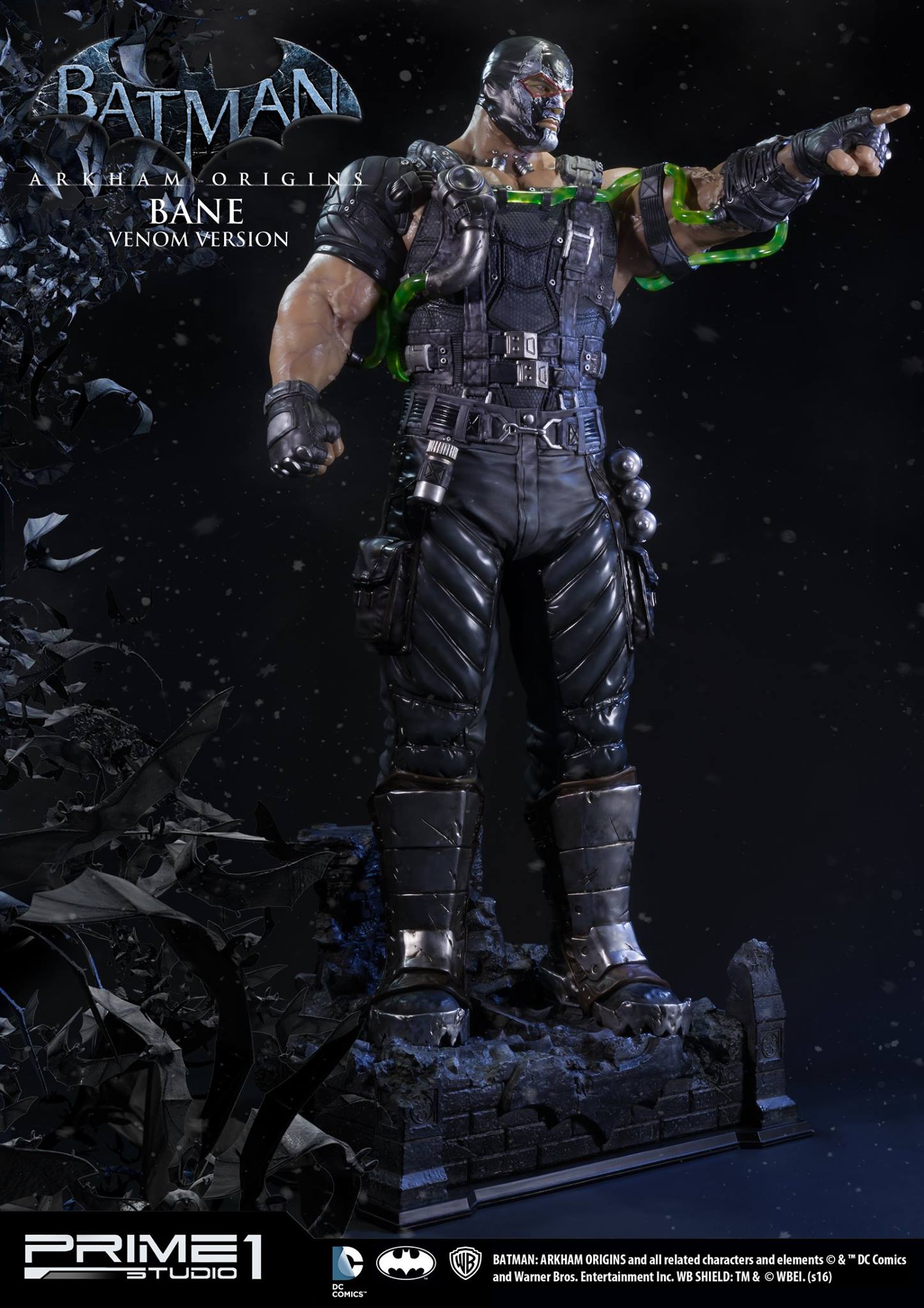 Batman: Arkham Origins - Bane - Museum Masterline Series (MMDC-07V) - 1/3 - Venom Ver. (Prime 1 Studio) photo 10