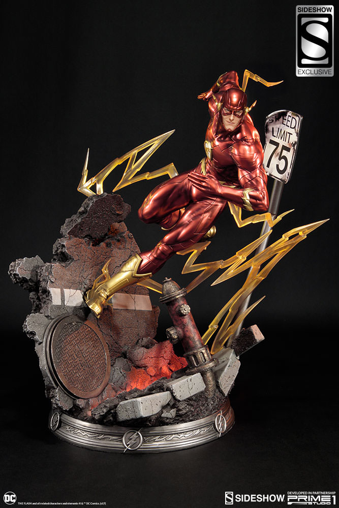 Justice League - Flash - Premium Masterline (PMN52-04) - 1/4 - The New52! (Prime 1 Studio, Sideshow Collectibles) photo 3