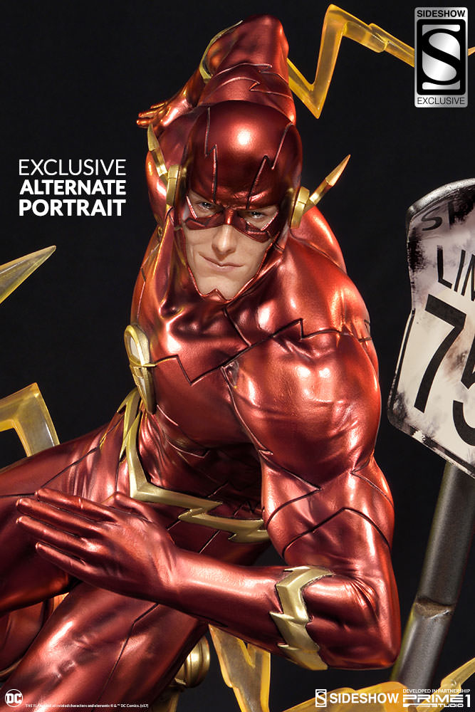 Justice League - Flash - Premium Masterline (PMN52-04) - 1/4 - The New52! (Prime 1 Studio, Sideshow Collectibles) photo 4
