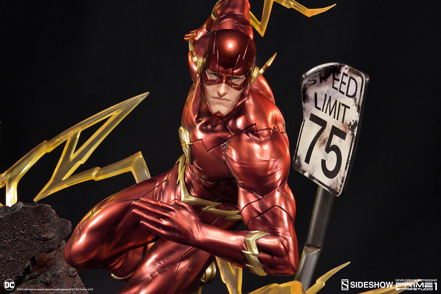 Justice League - Flash - Premium Masterline (PMN52-04) - 1/4 - The New52! (Prime 1 Studio, Sideshow Collectibles) photo 10