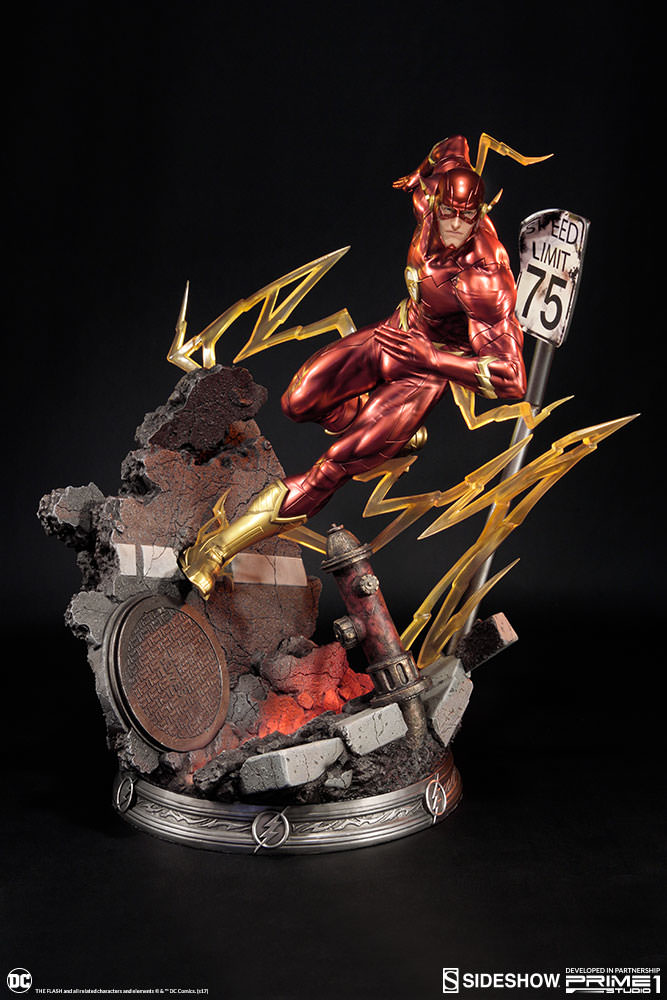 Justice League - Flash - Premium Masterline (PMN52-04) - 1/4 - The New52! (Prime 1 Studio, Sideshow Collectibles) photo 12