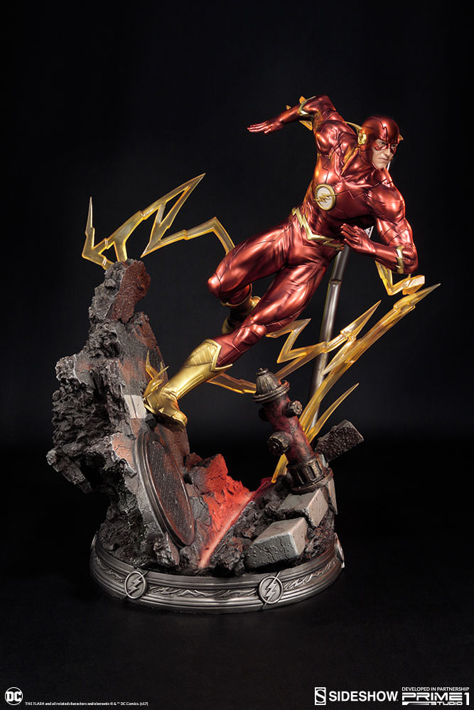 Justice League - Flash - Premium Masterline (PMN52-04) - 1/4 - The New52! (Prime 1 Studio, Sideshow Collectibles) photo 19
