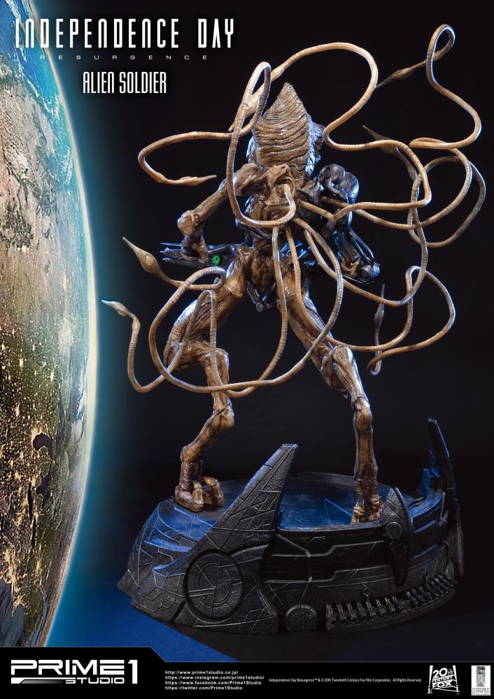 Independence Day: Resurgence - Alien Soldier - Premium Masterline  (PMIDR-01) - 1/4 (Prime 1 Studio) photo 3