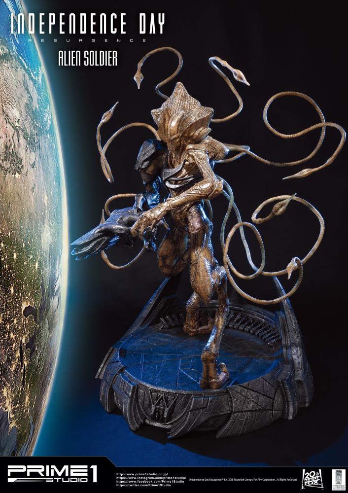 Independence Day: Resurgence - Alien Soldier - Premium Masterline  (PMIDR-01) - 1/4 (Prime 1 Studio) photo 4