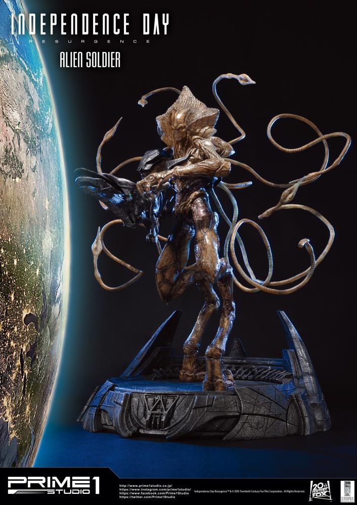 Independence Day: Resurgence - Alien Soldier - Premium Masterline  (PMIDR-01) - 1/4 (Prime 1 Studio) photo 5