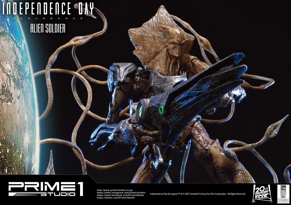 Independence Day: Resurgence - Alien Soldier - Premium Masterline  (PMIDR-01) - 1/4 (Prime 1 Studio) photo 6