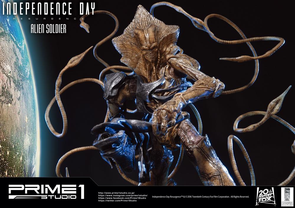 Independence Day: Resurgence - Alien Soldier - Premium Masterline  (PMIDR-01) - 1/4 (Prime 1 Studio) photo 2