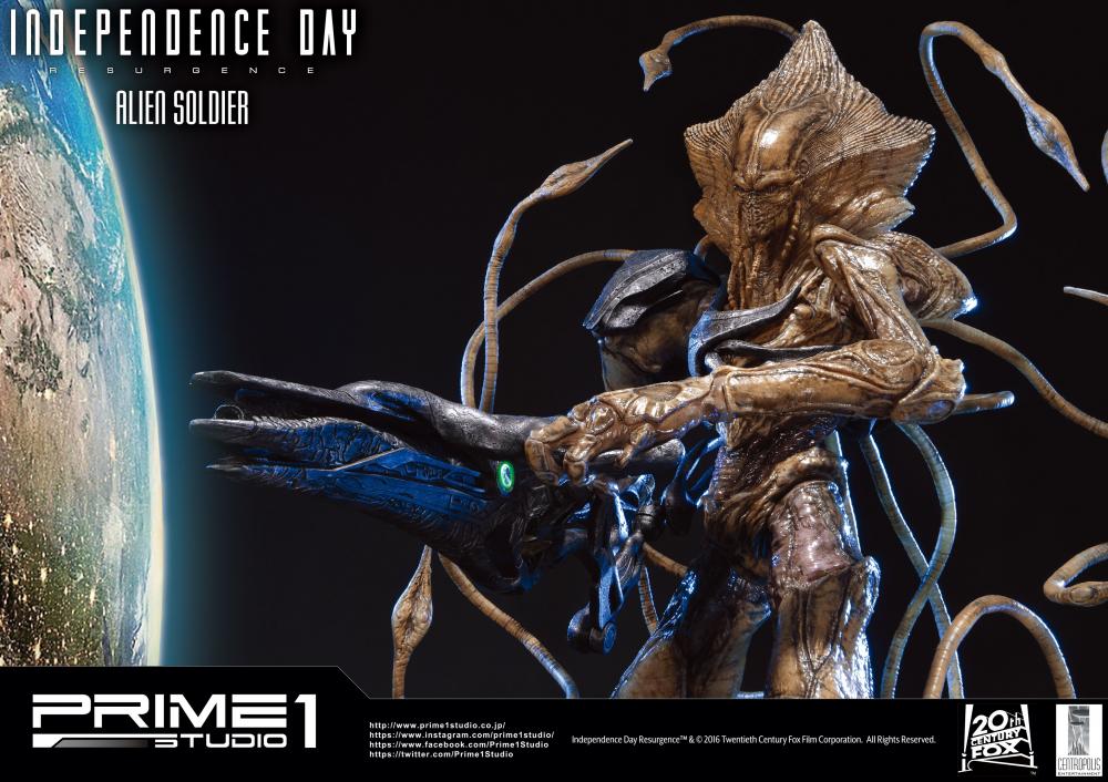 Independence Day: Resurgence - Alien Soldier - Premium Masterline  (PMIDR-01) - 1/4 (Prime 1 Studio) photo 7