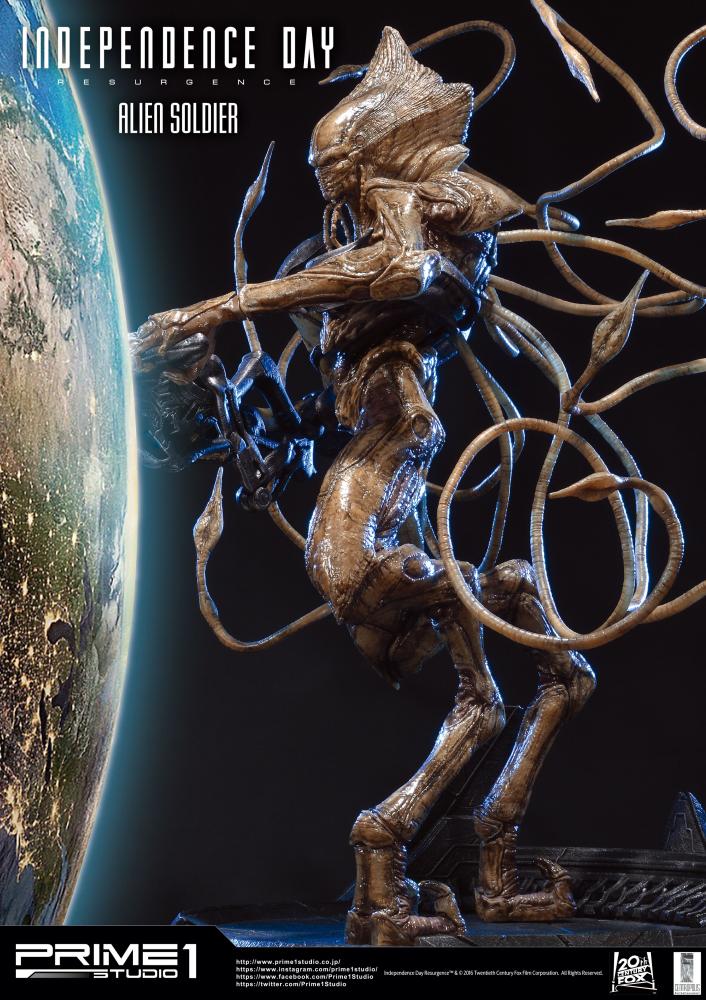 Independence Day: Resurgence - Alien Soldier - Premium Masterline  (PMIDR-01) - 1/4 (Prime 1 Studio) photo 12