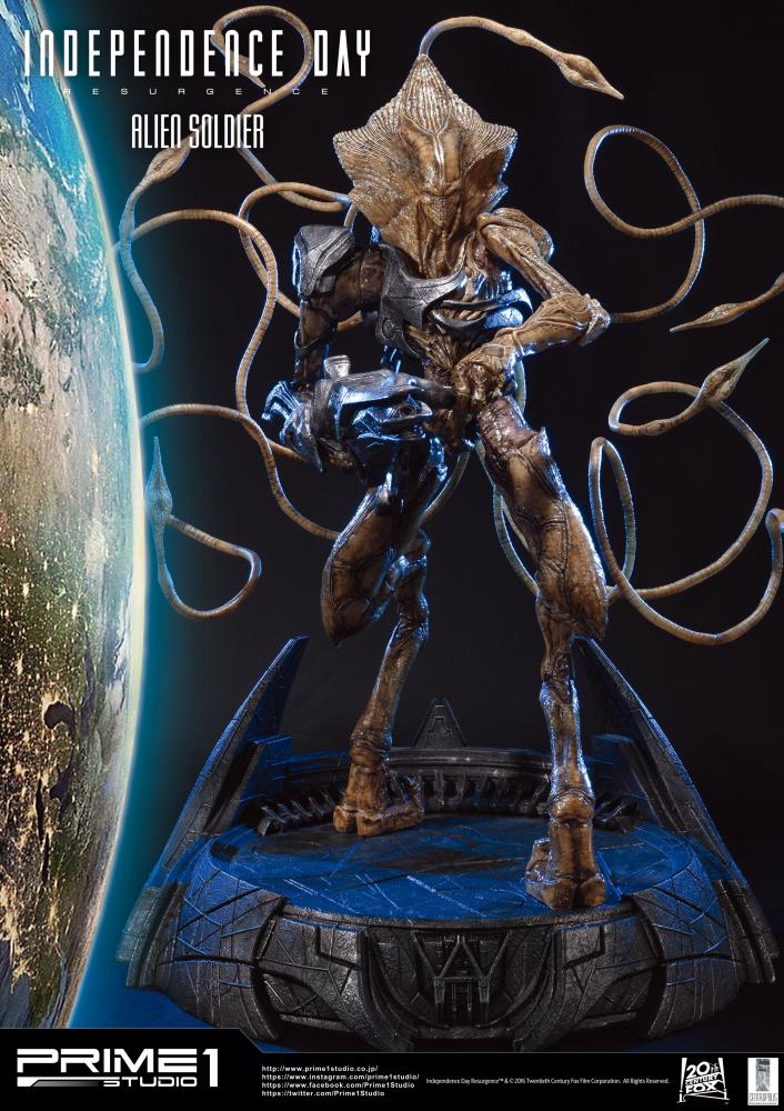 Independence Day: Resurgence - Alien Soldier - Premium Masterline  (PMIDR-01) - 1/4 (Prime 1 Studio) photo 8