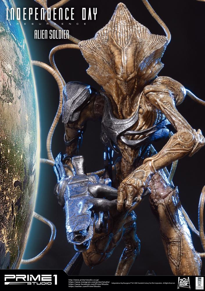 Independence Day: Resurgence - Alien Soldier - Premium Masterline  (PMIDR-01) - 1/4 (Prime 1 Studio) photo 15