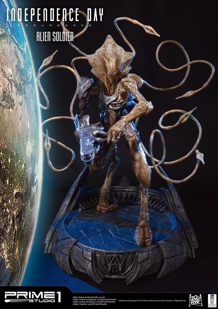 Independence Day: Resurgence - Alien Soldier - Premium Masterline  (PMIDR-01) - 1/4 (Prime 1 Studio) photo 16