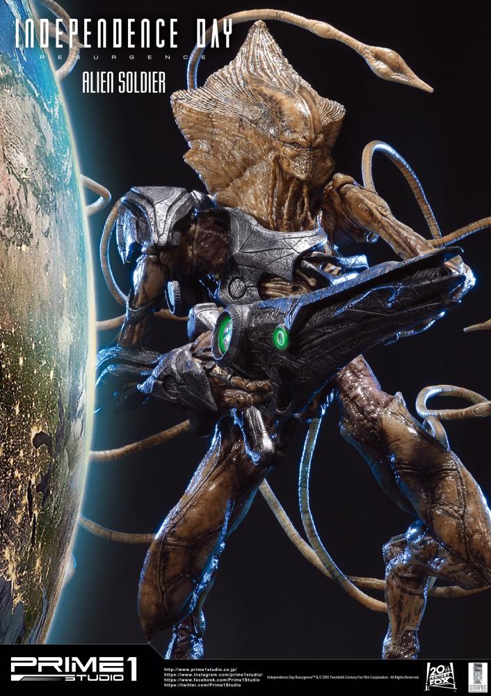 Independence Day: Resurgence - Alien Soldier - Premium Masterline  (PMIDR-01) - 1/4 (Prime 1 Studio) photo 19