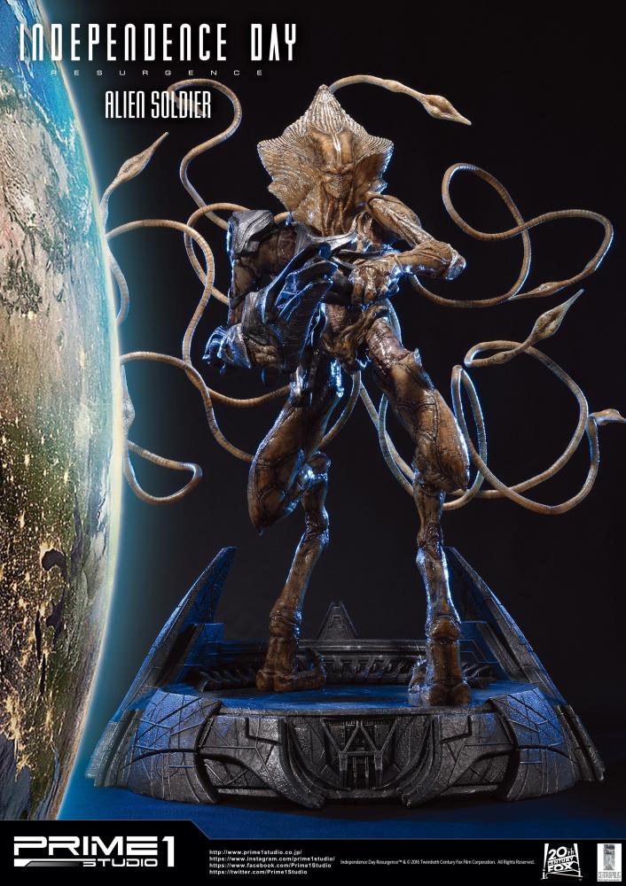 Independence Day: Resurgence - Alien Soldier - Premium Masterline  (PMIDR-01) - 1/4 (Prime 1 Studio) photo 21