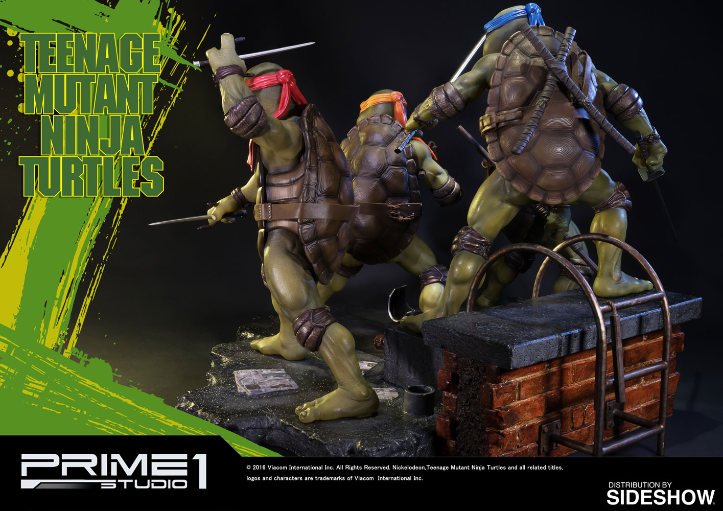 Teenage Mutant Ninja Turtles (1990) - Donatello - Leonardo - Michelangelo - Raphael - Museum Masterline Series  (MMTMNT1990-EX) - 1/4 (Prime 1 Studio) photo 4