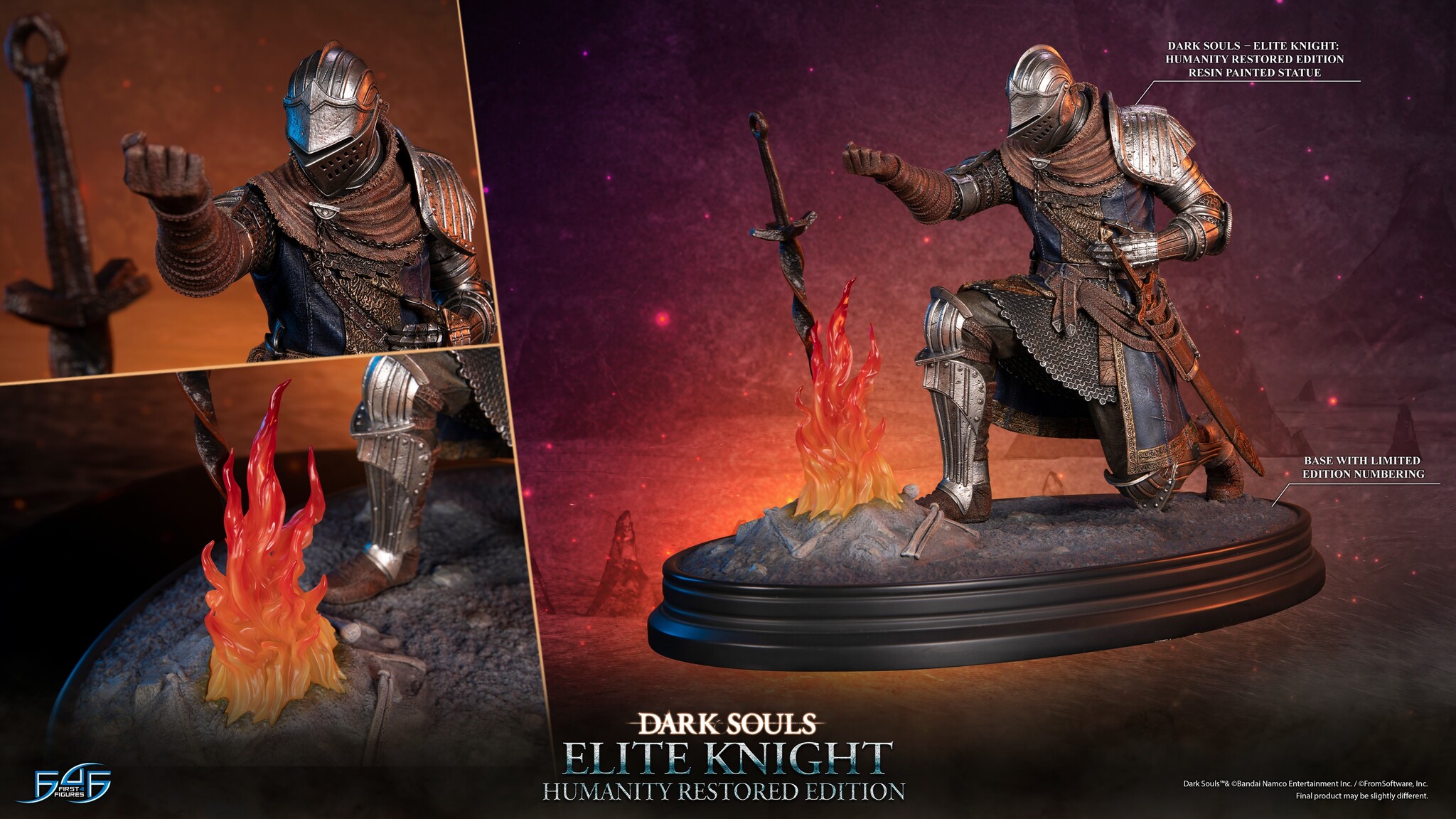 Dark Souls - Elite Knight - Humanity Restored Edition, Standard Edition (First 4 Figures) photo 11