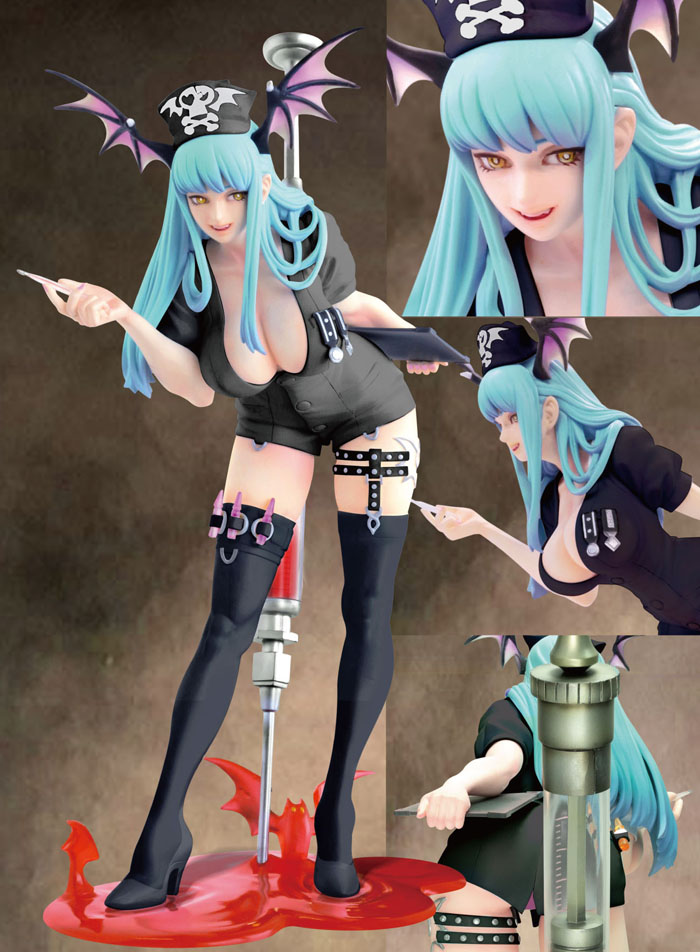 Vampire: The Night Warriors - Morrigan Aensland - Capcom Figure Builder Creator's Model - Black Nurse ver. (Capcom) photo 3